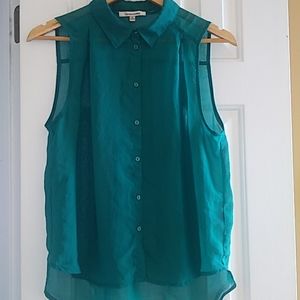 Quintessential blue blouse